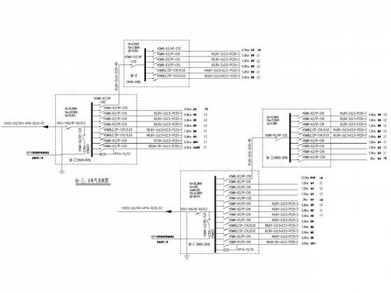 4层大型工艺厂房电气设计CAD施工图纸 - 3