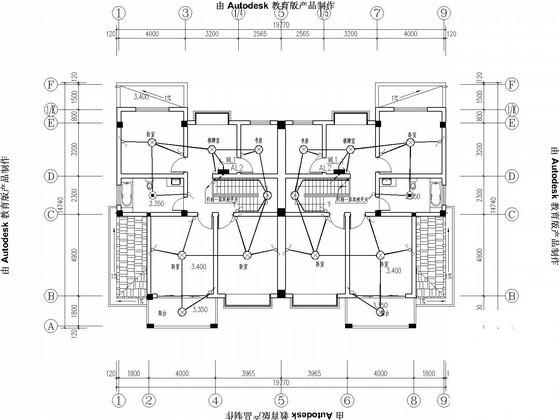 高档别墅电气设计CAD施工图纸 - 1