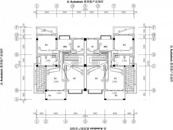 高档别墅电气设计CAD施工图纸 - 2
