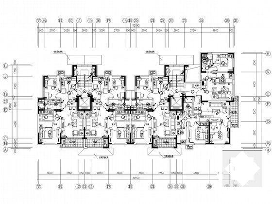 小区二类高层住宅楼电气CAD施工图纸 - 4