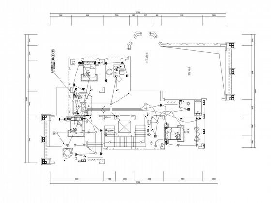 4层高档别墅电气设计CAD施工图纸 - 3