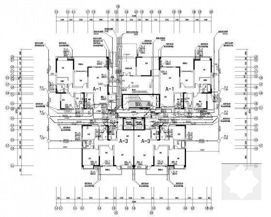 25层综合群体建筑给排水CAD施工图纸（塔楼、商业、车库） - 4
