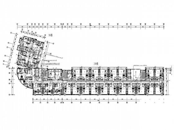 一类高层商住楼强弱电电气CAD施工图纸(计算机网络系统) - 1