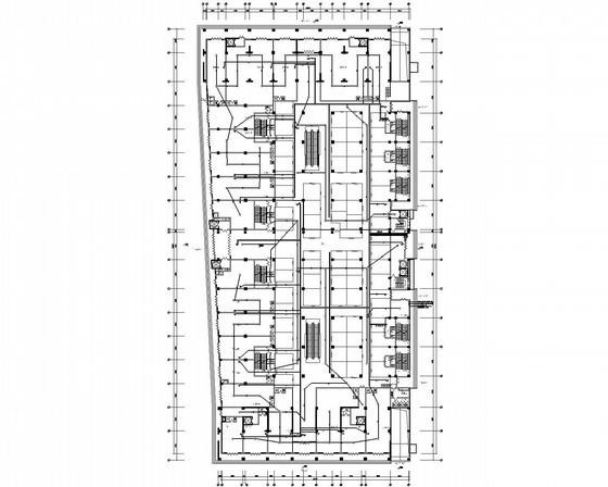东北18层知名综合商厦电气CAD施工图纸 - 1