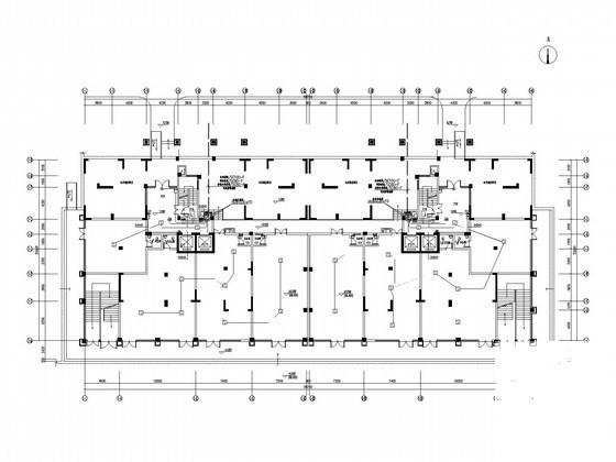 17层大型商业综合楼电气CAD施工图纸(火灾自动报警) - 2