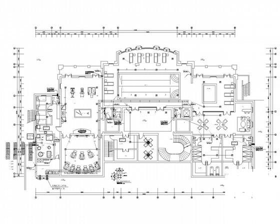 4层高级商务会馆电气CAD施工图纸 - 1