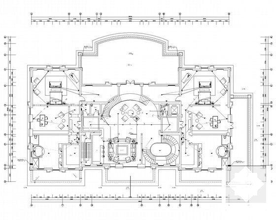 4层高级商务会馆电气CAD施工图纸 - 5