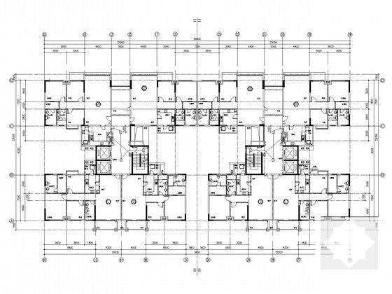 17层大型商住楼电气CAD施工图纸（地下室） - 5