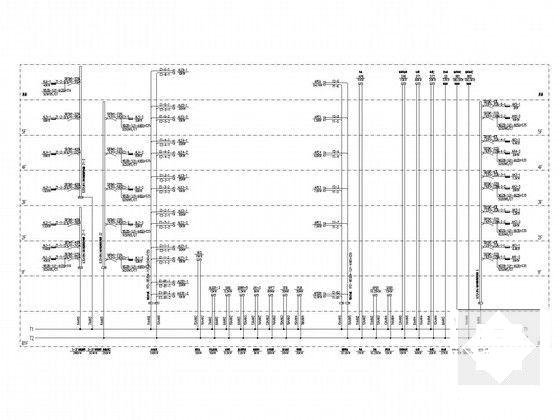 5层综合商场强电系统电气CAD施工图纸 - 4