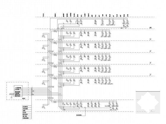 5层综合商场强电系统电气CAD施工图纸 - 5