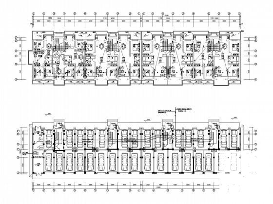 6层小区住宅楼强弱电系统电气CAD施工图纸 - 1