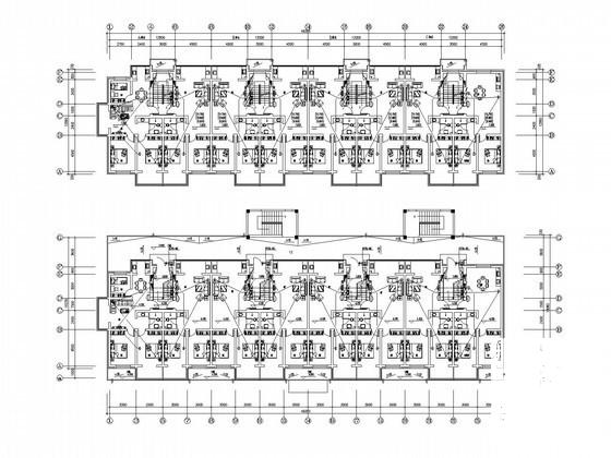 6层小区住宅楼强弱电系统电气CAD施工图纸 - 4