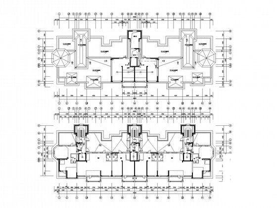 18层住宅楼小区强弱电系统电气CAD施工图纸 - 4