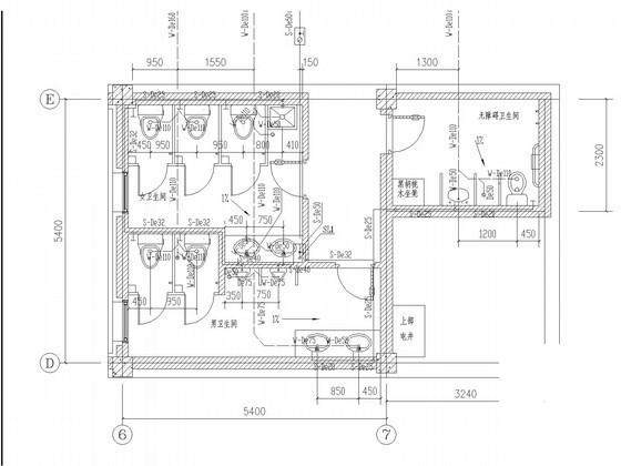 3层商业建筑给排水CAD施工图纸 - 3