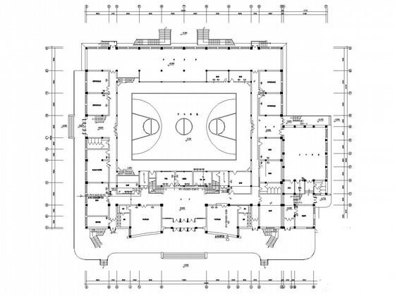 大型体育馆电气设计CAD施工图纸 - 3
