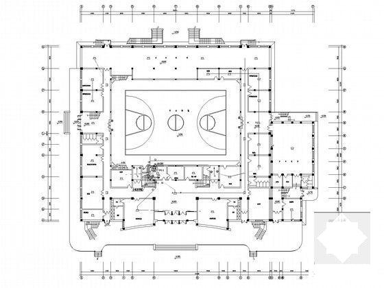大型体育馆电气设计CAD施工图纸 - 4
