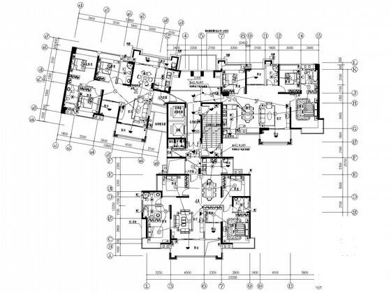 32层住宅楼电气CAD施工图纸（地下室及配电房图纸） - 1