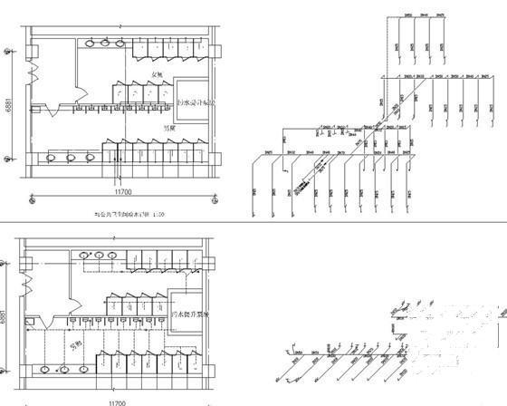 20层高层综合商业楼给排水CAD施工图纸(地下室集水井) - 3