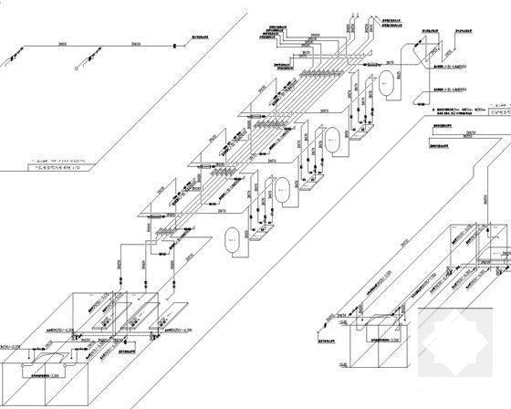 20层高层综合商业楼给排水CAD施工图纸(地下室集水井) - 4