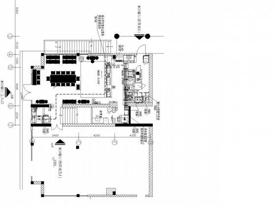 3层知名连锁餐厅给排水CAD施工图纸(消防自动报警) - 2