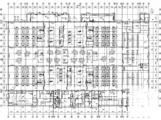 2层飞机机轮工业生产厂房给排水CAD施工图纸（中英文对照）(自动喷水灭火系统) - 2