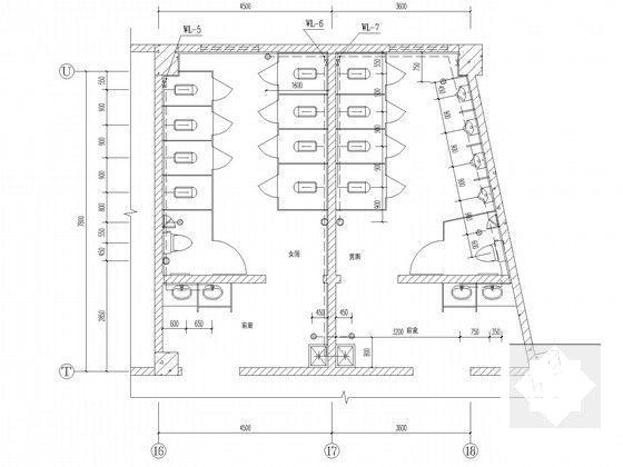 6层教学楼给排水CAD施工图纸(太阳能集热系统) - 4