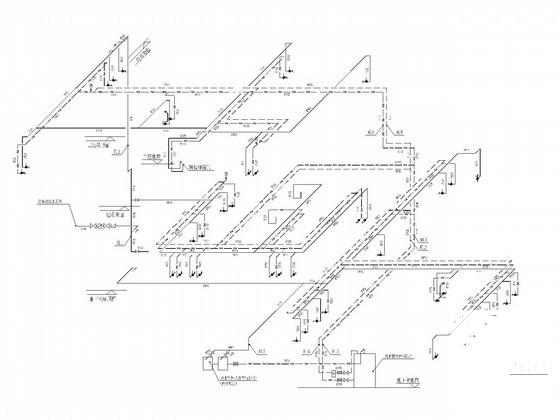 2层别墅给排水CAD施工图纸（地下室） - 3