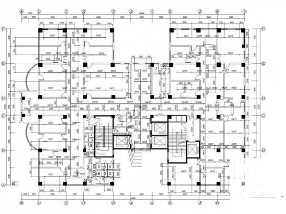 12层人民医院门诊综合楼给排水CAD施工图纸 - 2