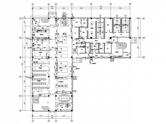 3层实验室给排水CAD施工图纸 - 1