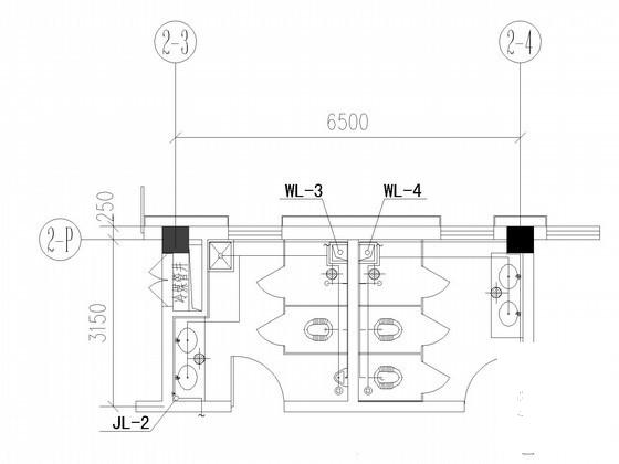 3层实验室给排水CAD施工图纸 - 2