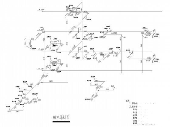 3层实验室给排水CAD施工图纸 - 4