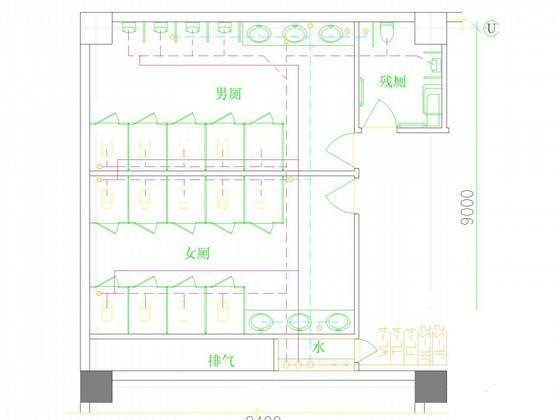 20层百货大楼给排水CAD施工图纸（甲级设计院） - 4