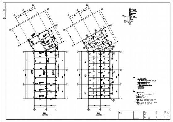 10层框架公用建筑结构CAD施工图纸 - 1