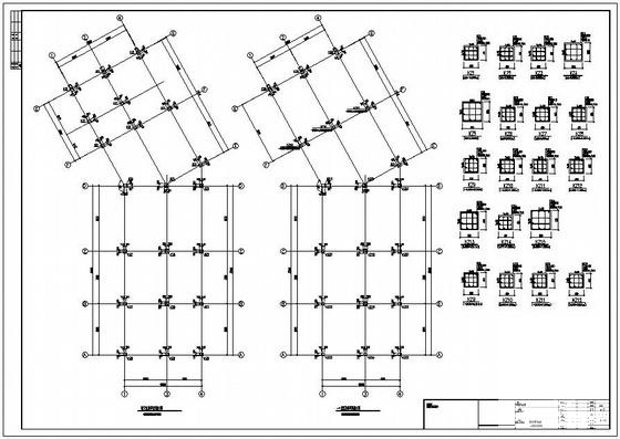 10层框架公用建筑结构CAD施工图纸 - 2