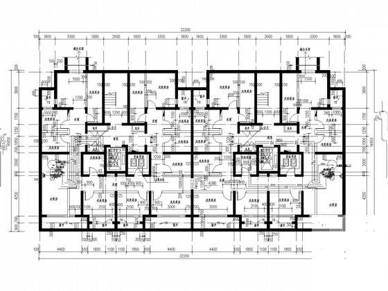 高层住宅楼太阳能热水工程给排水CAD施工图纸（15层） - 2