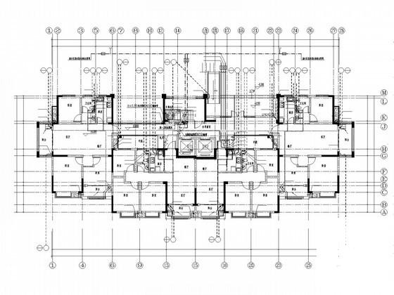 一类超高层住宅楼给排水CAD施工图纸（30层） - 2
