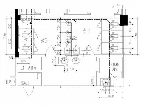 10层综合办公楼给排水CAD施工图纸 - 3