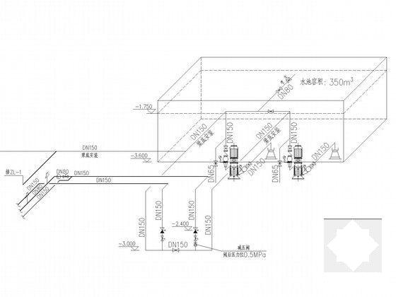 10层综合办公楼给排水CAD施工图纸 - 5