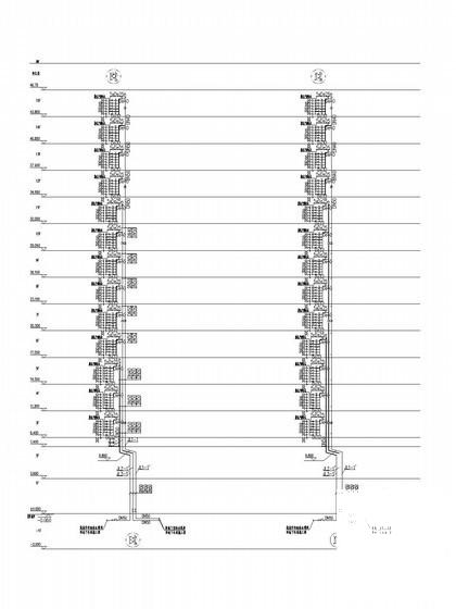 15层商业住宅楼给排水CAD施工图纸 - 5