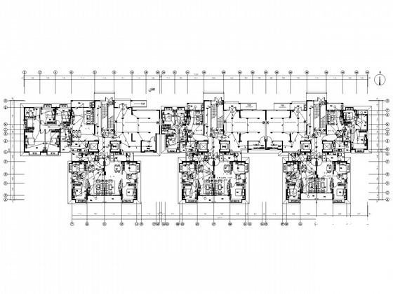 23层知名小区住宅楼电气CAD施工图纸 - 1