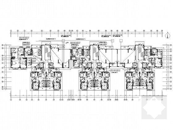 23层知名小区住宅楼电气CAD施工图纸 - 5