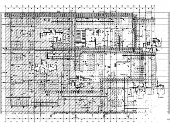 大型地下停车场及设备泵房给排水CAD施工图纸（灭火器配置系统） - 1