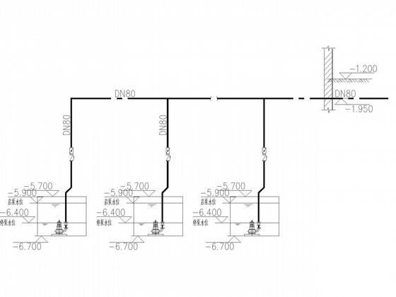 大型地下停车场及设备泵房给排水CAD施工图纸（灭火器配置系统） - 3