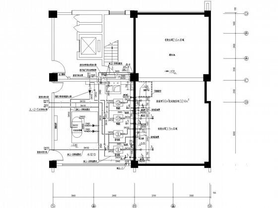 高层实验综合楼给排水CAD施工图纸（空调排水、） - 2