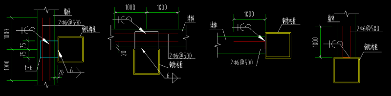 两层钢结构售楼部建筑结构图纸（效果图） - 2