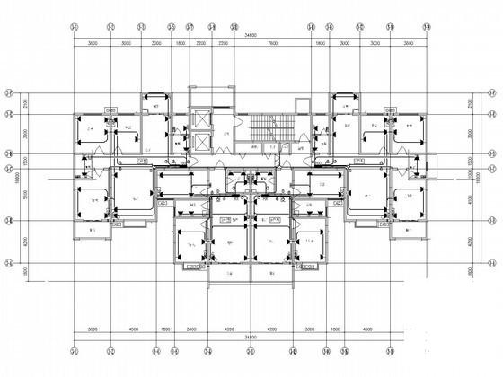 31层住宅楼小区电气设计CAD施工图纸(火灾自动报警) - 2