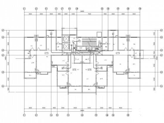 31层住宅楼小区电气设计CAD施工图纸(火灾自动报警) - 3