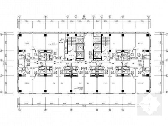 19层四星级精装酒店给排水CAD施工图纸（商业餐厅健身娱乐）(自喷系统原理图) - 4