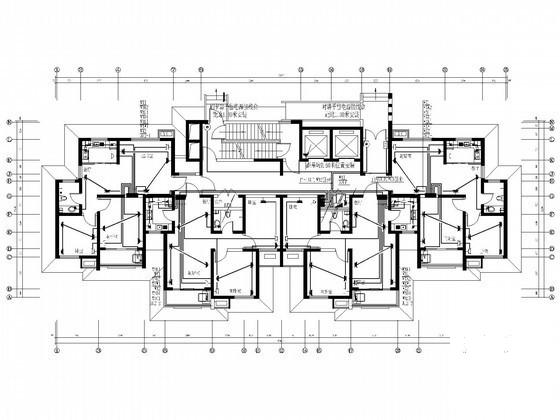 30层住宅楼电气设计CAD施工图纸(火灾自动报警) - 3