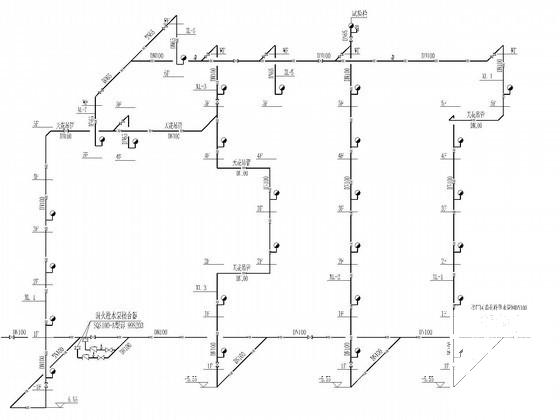 5层综合办公楼给排水CAD施工图纸(消防设计说明) - 4